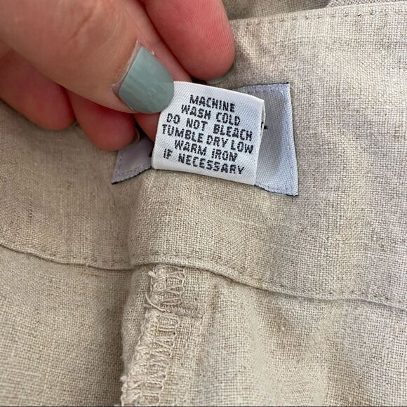 Ann Taylor Loft Lightweight Linen Pants size 14 EUC - Picture 8 of 11
